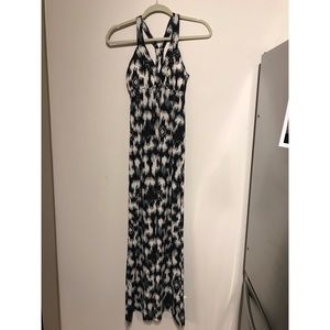 Bell du Jour Black and White Maxi Dress Size S